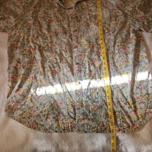 Venezia Plus Size 18/20 Floral Button Up Cotton Shirt Cottagecore Boho - Picture 5 of 7